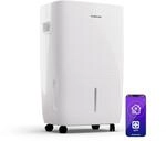 Klarstein DryFy Connect 60L Luftentfeuchter, 60L/24h, WiFi App Steuerung, 8L Tank,