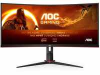 AOC Gaming CU34G2XP - 34 Zoll WQHD Curved Monitor, 180 Hz, FreeSync Prem., HDR400
