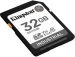 Kingston Industrial 32 GB SDHC Speicherkarte, schwarz, UHS-I U3, Class 10, V30