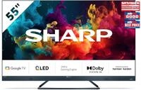 SHARP 55FQ5EG Quantum Dot Google TV 139 cm (55 Zoll) 4K Ultra HD QLED Google TV