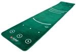 Pure2Improve - Doppelkorn-Puttingmatte mit Besen - Tragbare Golf-Trainingsmatte f&uuml;r