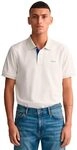 GANT Herren Reg Contrast Pique Rugger Polohemd, Eggshell, 3XL EU
