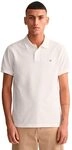 Gant Herren Slim Shield Pique Polohemd, Wei&szlig;, M EU