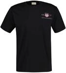 Gant Herren Reg Archive Shield Emb T-Shirt T Shirt, Schwarz, L EU