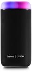 Glow Pro by HAMA (schwarz, Bluetooth, 3,5 mm Klinke, LED-Lichteffekte)