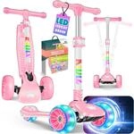 KIDIZ&reg; Roller Kinder Scooter X-Pro2 Dreiradscooter mit PU LED Leuchtenden...