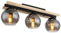 Globo Design Deckenleuchte Conni aus Holz, 3-flammig, 15569-3D