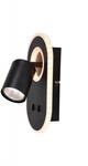 BRILLIANT Lampe, Kimon LED Wandspot schwarz, 1x PAR51, GU10, 5W geeignet f&uuml;r