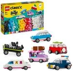 LEGO Classic Kreative Fahrzeuge, Bausteine-Set f&uuml;r Bunte Modellautos inkl. LKW,