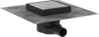 hansgrohe 56249800 RainDrain Point Punktablauf 150/150 r&uuml;ckseitig befliesbar
