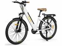 Eleglide T1 Step-Thru E-Bike, Elektrofahrrad 27.5'' Trekkingrad E-Cityrad mit...
