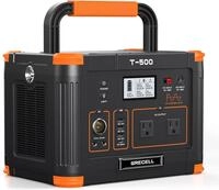 Tragbare Powerstation 500W (Spitze 1000W), 519Wh Solargenerator f&uuml;r den