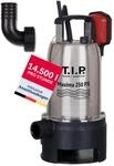 T.I.P. Schmutzwasser Tauchpumpe Edelstahl (14.500 l/h F&ouml;rdermenge, 8 m...