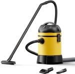 Wiltec Teichsauger 1400 W, 30 L F&uuml;llmenge, mit 2 Schl&auml;uchen, Poolsauger