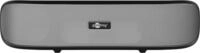 Goobay 95041 Stereo Lautsprecher 6W f&uuml;r TV PC Handy Mac & Laptop USB Soundbar 2x 3W,