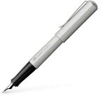 Faber-Castell 150593 - F&uuml;ller Hexo, Federbreite B, silber matt, 1 St&uuml;ck