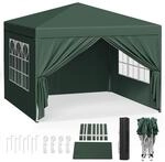 WOLTU Pavillon Pop-Up wasserdichter Faltpavillon Sonnenschutz Event Pavillon mit