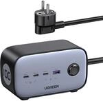 UGREEN DigiNest Cube 6 in 1 Steckdosenleiste USB 2 Steckdosen mit 100 W 4 Ports USB C