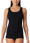 Schiesser Damen Tr&auml;gertop Unterhemd Organic Cotton - Pure Rib