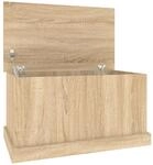 vidaXL Aufbewahrungsbox Sonoma-Eiche 70 x 40 x 38 cm Holzwerkstoff