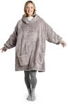 Blumtal Hoodie Decke Damen mit &Auml;rmeln und Kapuze - OEKO-TEX zertifizierter