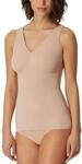 Schiesser Damen Tr&auml;gertop mit herausnehmbaren Pads - Invisible Soft, Maple_170365,