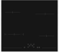 SHARP KH-6V08FT0K-EU Vitrocaramic HiLight-Kochfeld 4 Kochzonen, (60cm, TouchControl,