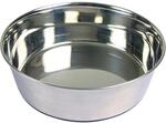 Trixie 25072 Edelstahlnapf, Gummiboden, 1,0 l/&oslash; 17 cm, silberfarben, Silber