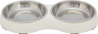 Trixie Futtermittel-Set, Melam/AC.INOX, 2 &times; 0,2 l/&oslash;13/27 &times; 3 &times; 14, Bl