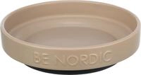 TRIXIE Katzennapf Keramik flach 300 ml &oslash; 16 cm, rutschfest &ndash; Taupe
