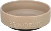 TRIXIE Katzennapf Keramik tief 500 ml &oslash; 16 cm, rutschfest &ndash; Taupe