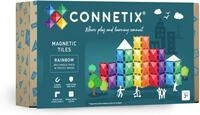 CONNETIX Magnetbausteine Regenbogen Rechteck Packen, 18 St&uuml;ck
