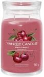 Yankee Candle Signature Duftkerze ; gro&szlig;e Kerze mit langer Brenndauer &bdquo;Black