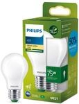 Philips LED Classic ultraeffiziente E27 Lampe (75 W), matte LED Lampe mit warmwei&szlig;em