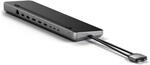 SATECHI Dual USB-C Dockingstation mit St&auml;nder, Dock mit 2X 4K HDMI, DisplayPort,