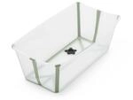 Stokke Flexi Bath, Transparent Green - 64 x 24 x 34 cm - Faltbare Babybadewanne f&uuml;r