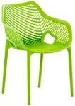 CLP Gartenstuhl/Terrassenstuhl, wetterfest, stapelbar, modernes Design, Kunststoff,
