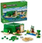 LEGO Minecraft Das Schildkr&ouml;tenstrandhaus - Spielzeug mit Tierfiguren &