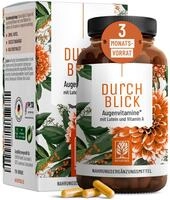 Augenvitamine - Lutein Zeaxanthin Komplex Kapseln mit Beta Carotin & Vitamin A