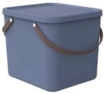 Rotho Albula Aufbewahrungsbox mit Deckel 40l | Praktische Box mit Henkel | sicher