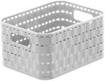 Rotho Country Aufbewahrungskorb 2l in Rattan-Optik, Kunststoff (PP) BPA-frei,