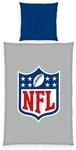 Herding Bettw&auml;sche-Set NFL, Kopfkissenbezug 80 x 80 cm, Bettbezug 135 x 200 cm, Mit