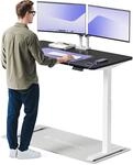 Desktronic Homeone H&ouml;henverstellbarer Schreibtisch 140 &times; 70 cm &ndash; Elektrischer