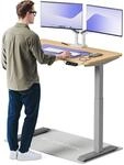 Desktronic Homeone H&ouml;henverstellbarer Schreibtisch 120 &times; 60 cm &ndash; Elektrischer