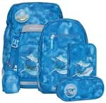 Beckmann, Schulrucksack-Set Classic Ocean, 6-teilig, Grundschule, ergonomisch, inkl.