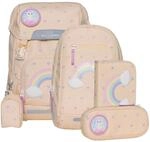 Beckmann, Schulrucksack-Set Classic Yellow Heart, 6-teilig, Grundschule, ergonomisch,
