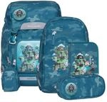 Beckmann, Schulrucksack-Set Classic Jungle Game, 6-teilig, Grundschule, ergonomisch,