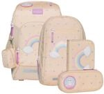 Beckmann, Schulranzen-Set Active Air FLX Yellow Heart, 6-teilig, Grundschule, inkl.