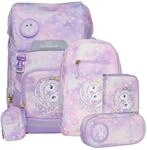 Beckmann, Schulrucksack-Set Classic Maxi Unicorn Princess Purple, 6-teilig,