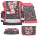 Belmil Classy Schulranzen Set 4 - teilig (403-13/AG/S) (Bloomy Blossom)